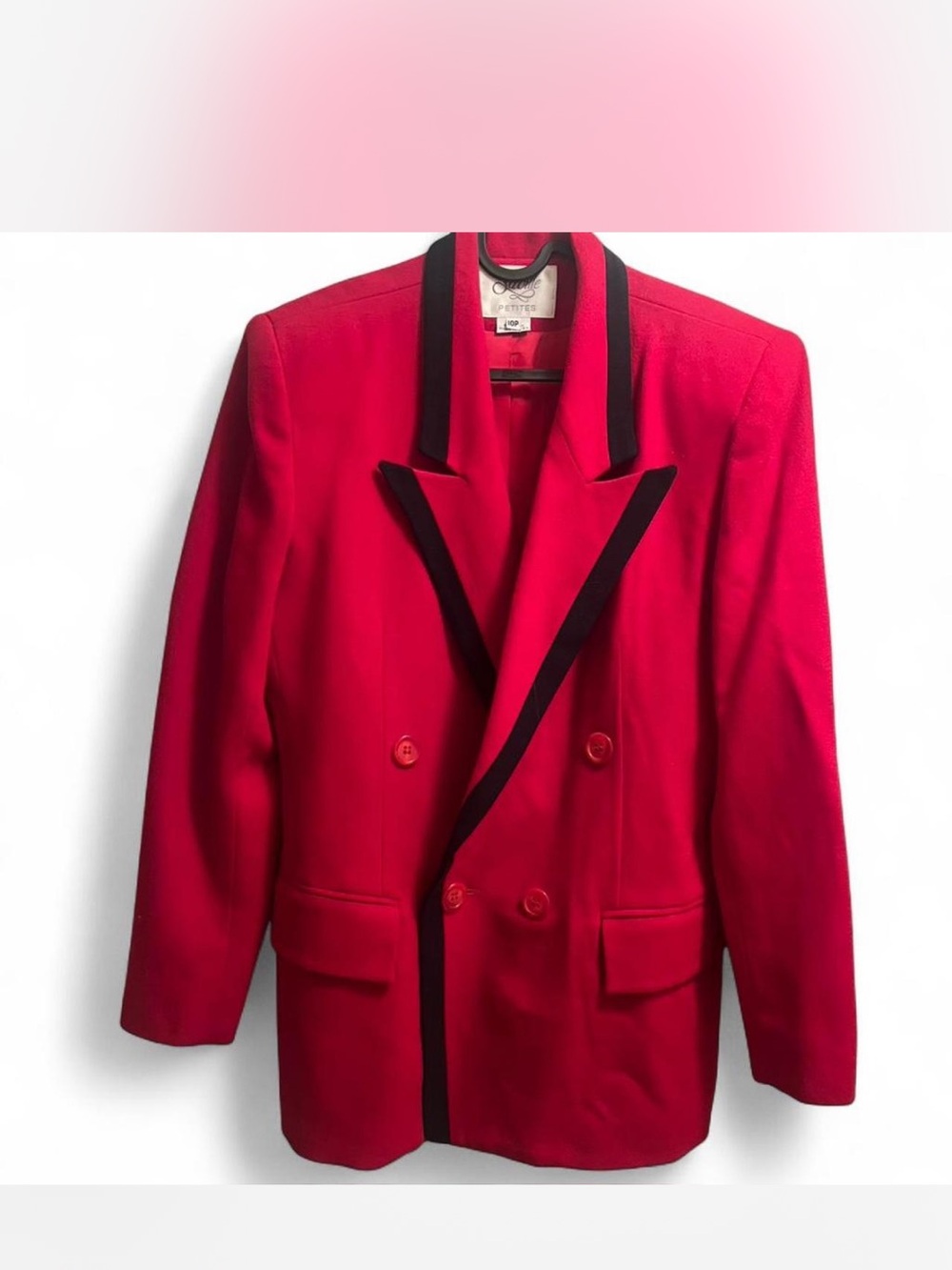 Saville Made in USA Pure Wool Blazer | 10P Red